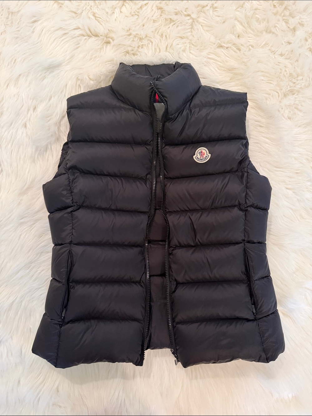 Moncler Women's Black Quilted Down Vest
